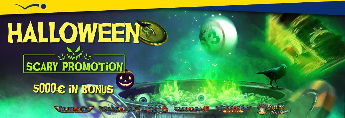 Promozione Casinò Halloween Scary Promotion 5.000 euro in Real Bonus