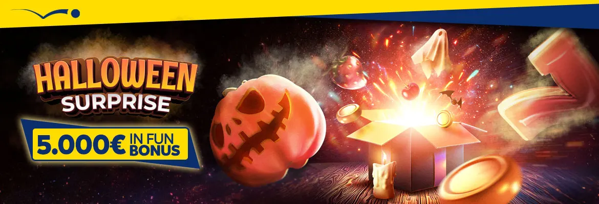 Promozione Casinò Halloween Surprise 5.000 euro in Fun Bonus