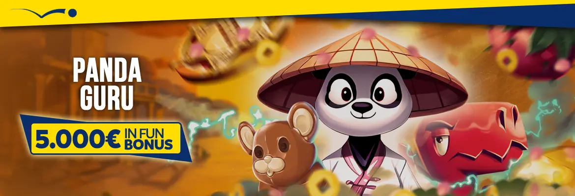 Promozione Casinò Panda Guru 5.000 euro in Fun Bonus