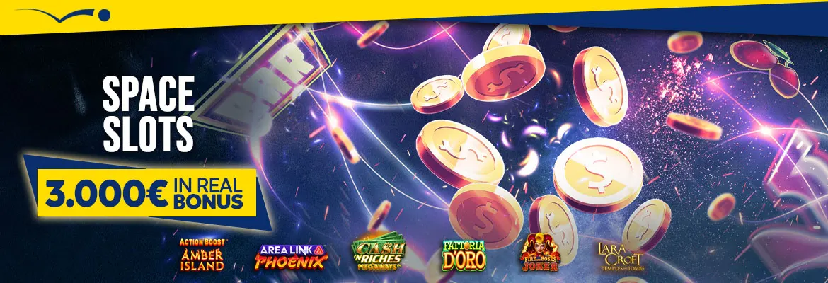 Promozione Casinò Space Slots 3.000 euro in Real Bonus