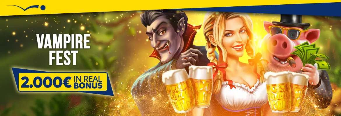 Promozione Casinò Vampire Fest 2.000 euro in Real Bonus