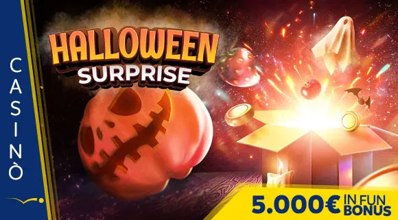 Promozione Casinò Halloween Surprise 5.000 euro in Fun Bonus