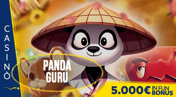 Promozione Casinò Panda Guru 5.000 euro in Fun Bonus